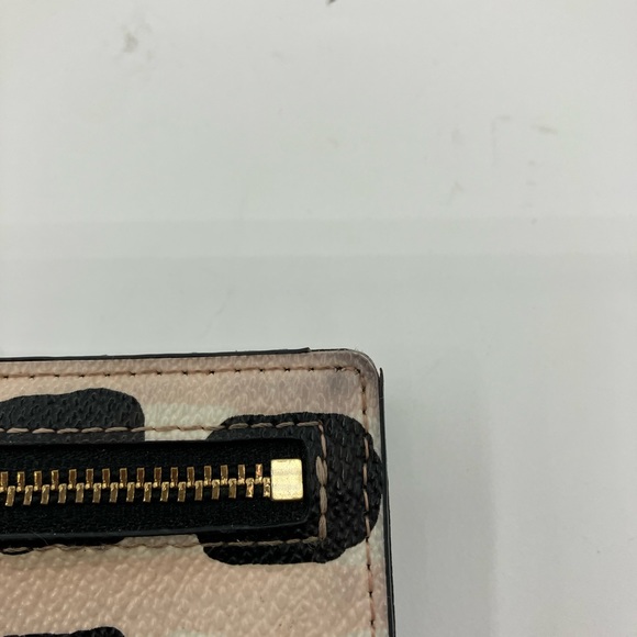 KATE SPADE Leather Patterned Wallet White Black Pink - Picture 11 of 14